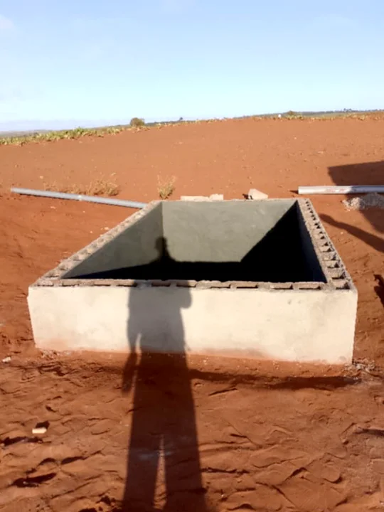 Construction d'une Cuve de stockage d'eau potable